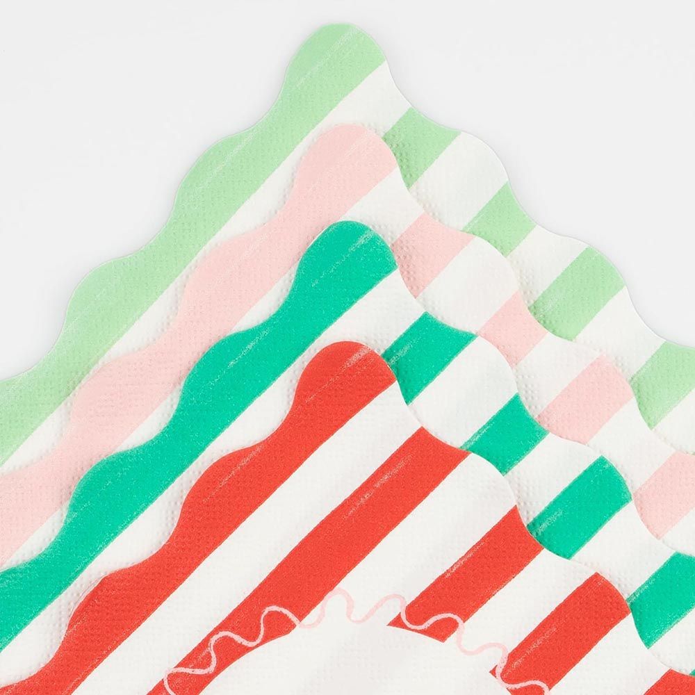 Meri Meri - Striped Large Napkins - 16pcs