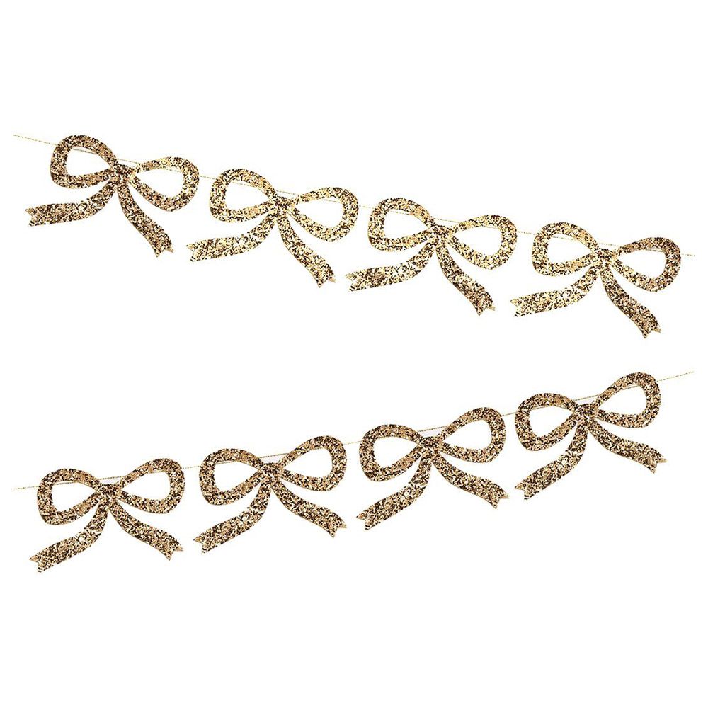 Meri Meri - Eco Glitter Bow Garland