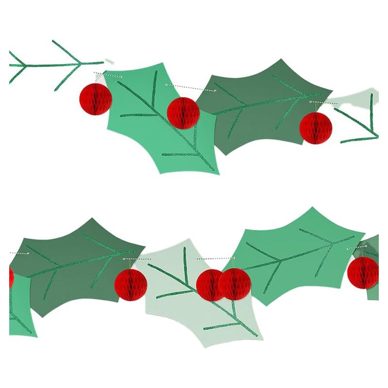 Meri Meri - Honeycomb Holly Garland