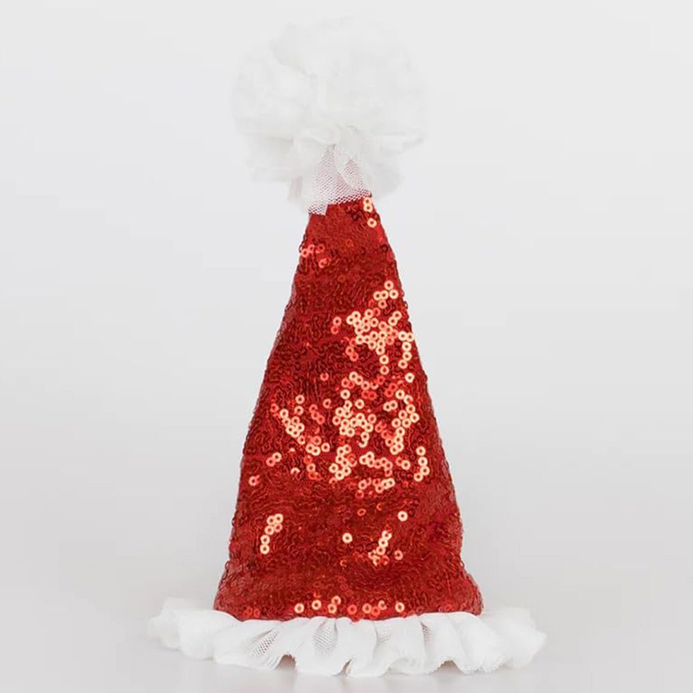 Meri Meri - Sequin Santa Hat Hair Clip