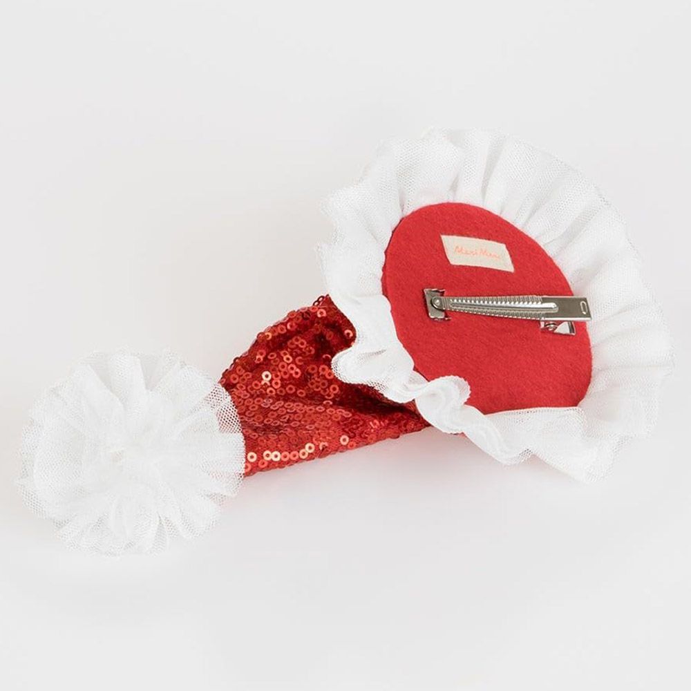 Meri Meri - Sequin Santa Hat Hair Clip