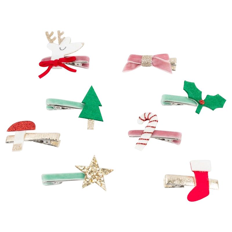 Meri Meri - Christmas Icon Hair Clips - 8pcs