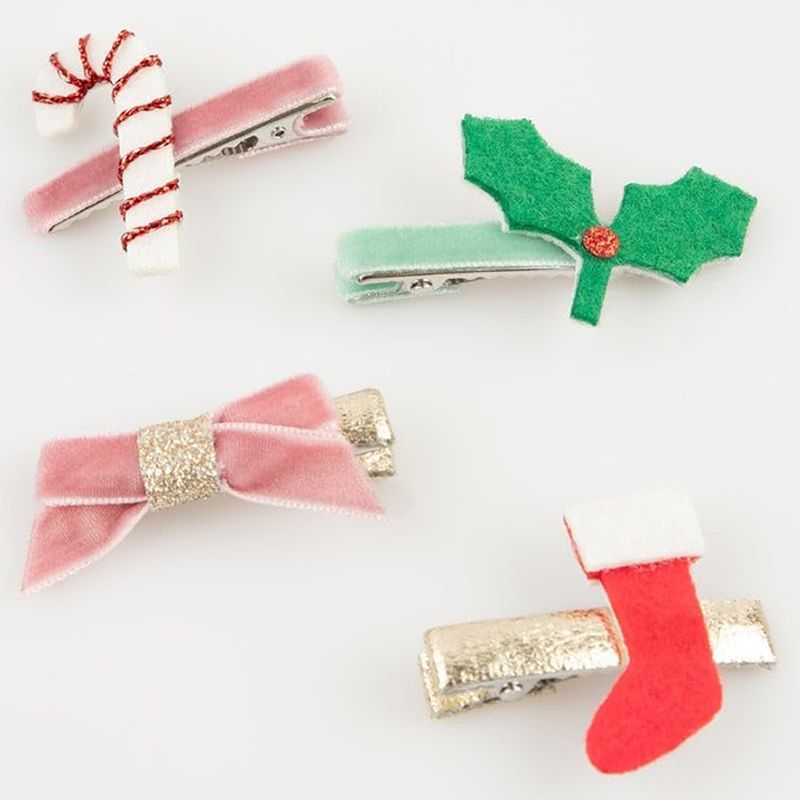 Meri Meri - Christmas Icon Hair Clips - 8pcs