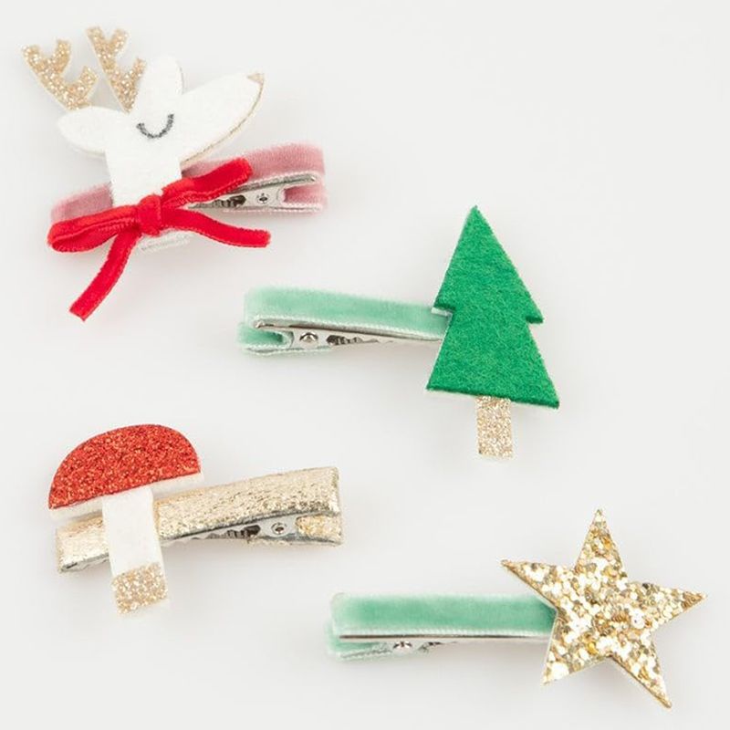 Meri Meri - Christmas Icon Hair Clips - 8pcs