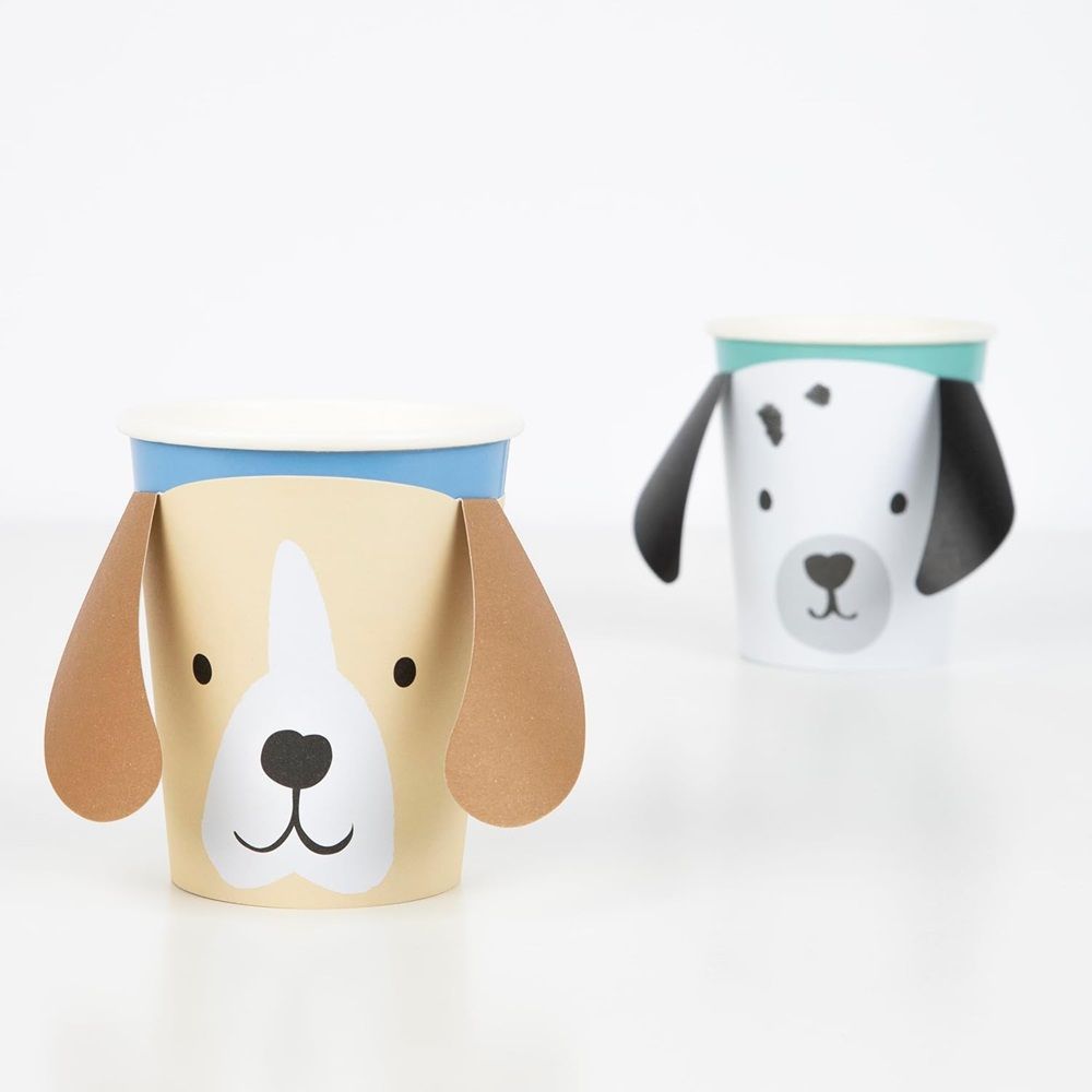 Meri Meri - Puppy 3D Paper Cups - 8pcs