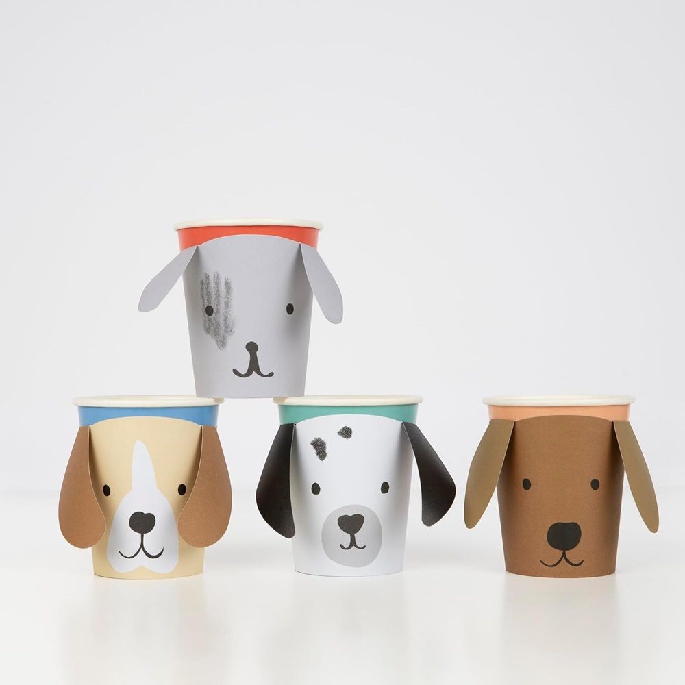 Meri Meri - Puppy 3D Paper Cups - 8pcs