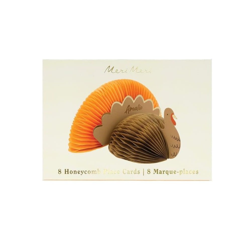 Meri Meri - Turkey Paper Place Cards - Pack of 8