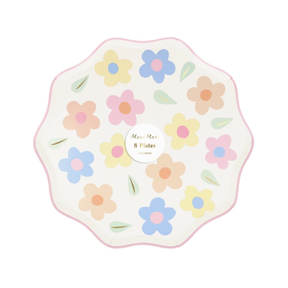 Meri Meri - Happy Flowers Side Plates