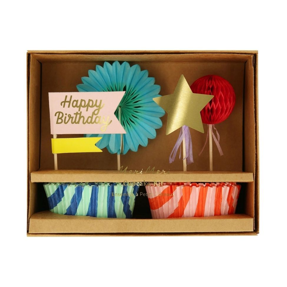 Meri Meri - Stripe Party Cupcake Kit