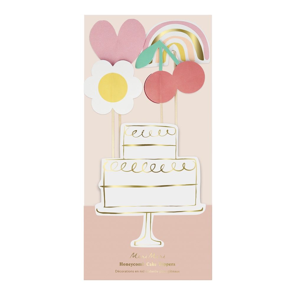 Meri Meri - Icons Cake Toppers - Pack of 4