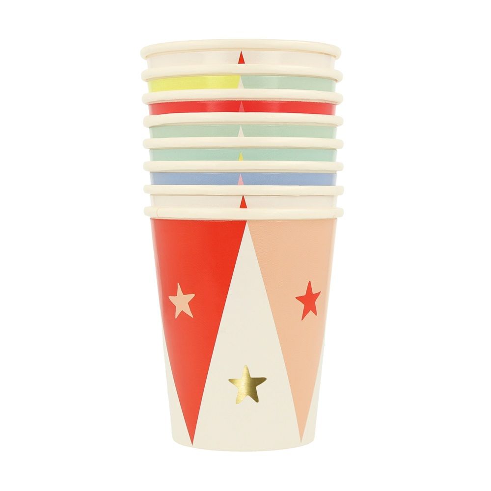 Meri Meri - Circus Cups - Pack of 8