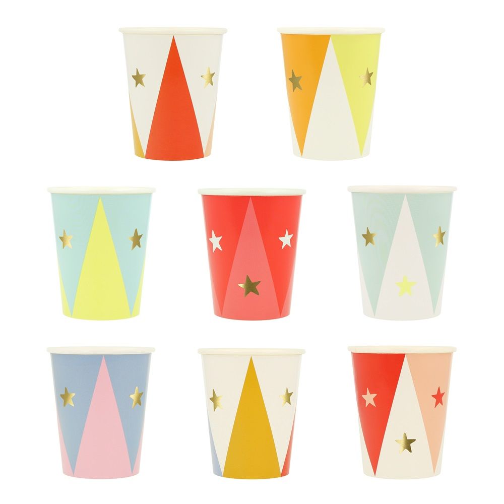 Meri Meri - Circus Cups - Pack of 8