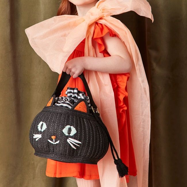 Meri Meri - Trick Or Treat Cat Basket Bag