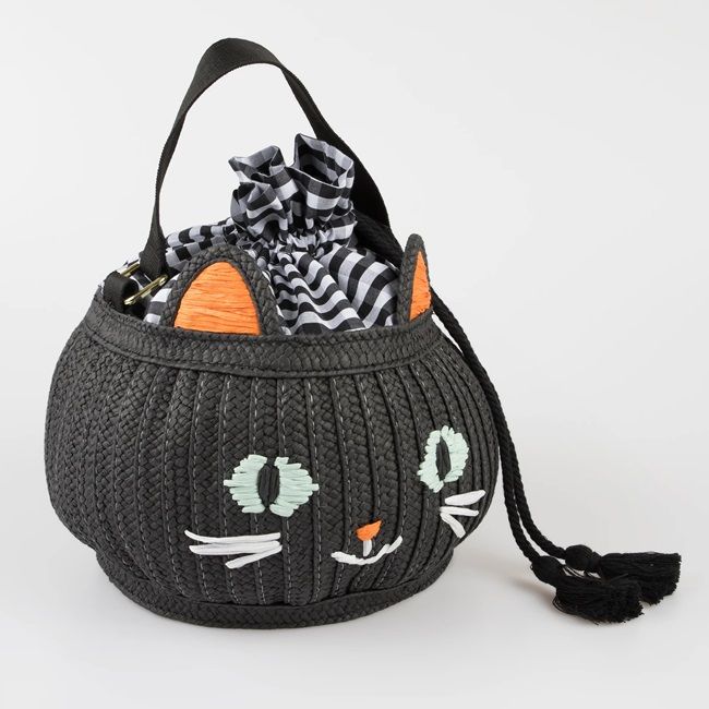 Meri Meri - Trick Or Treat Cat Basket Bag