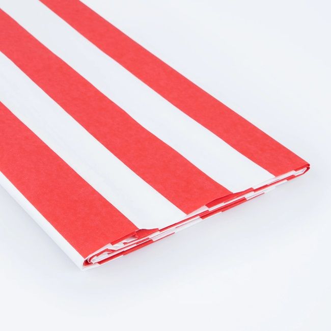 Meri Meri - Red Striped Tablecloth