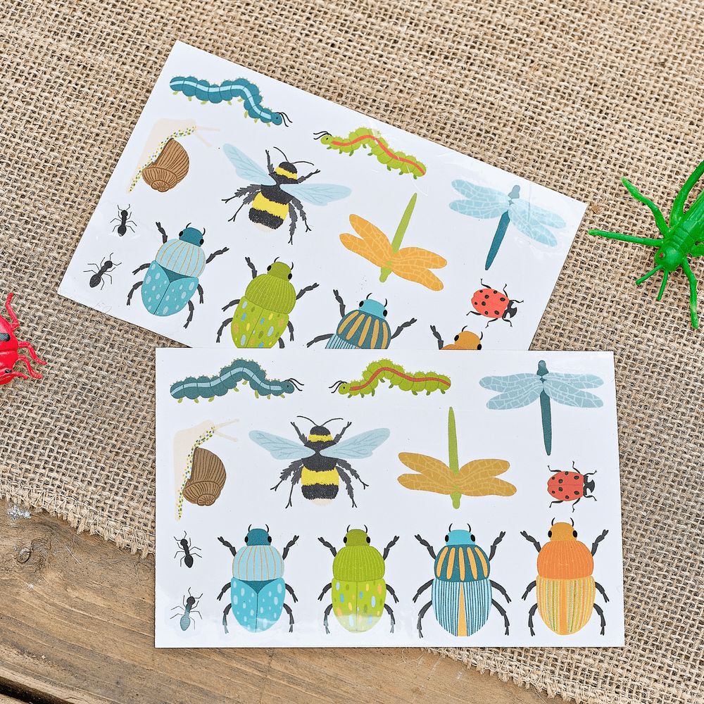 Ginger Ray - Mixed Bug Temporary Tattoos