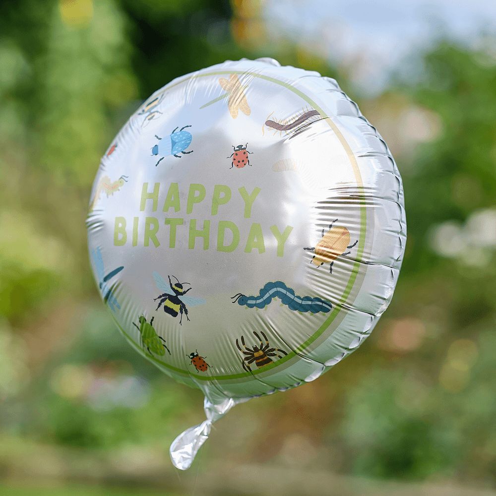 Ginger Ray - Happy Birthday Bug Party Balloon