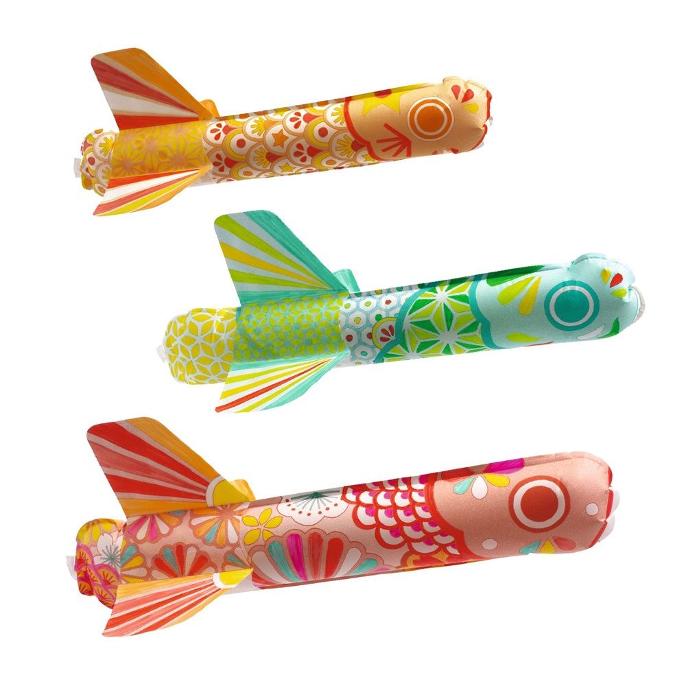 Djeco - Do It Yourself Craft Kit - Koinobori Flying Fish