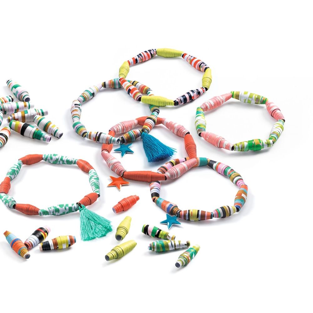 Djeco - Do It Yourself Craft Kit - Pop And Colourful Bracelets