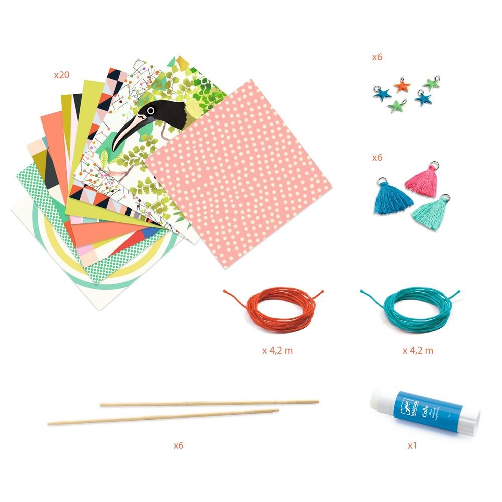 Djeco - Do It Yourself Craft Kit - Pop And Colourful Bracelets