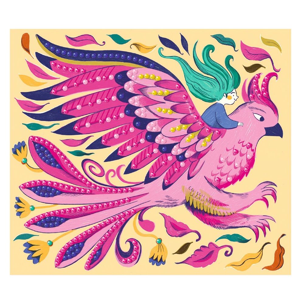 Djeco - Artistic Diams Craft Kit - Mythical Creatures