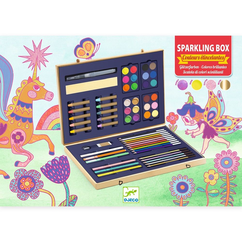 Djeco - Sparkling Box Of Colours Kit