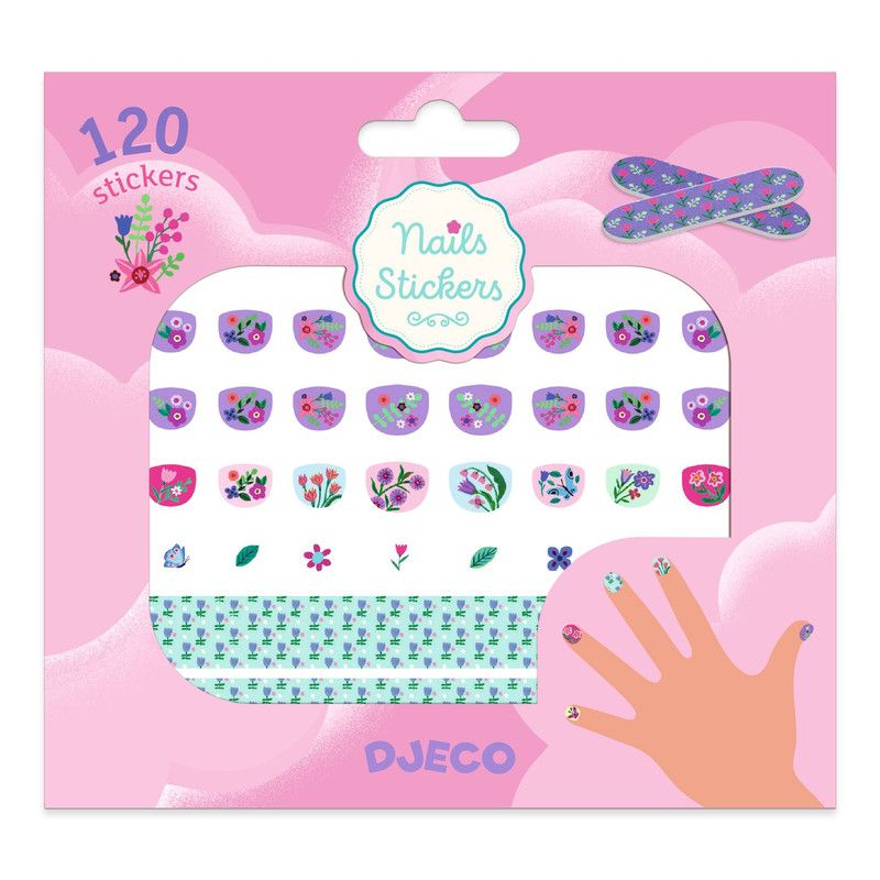 Djeco - Nail Stickers - Petit Fleur Set