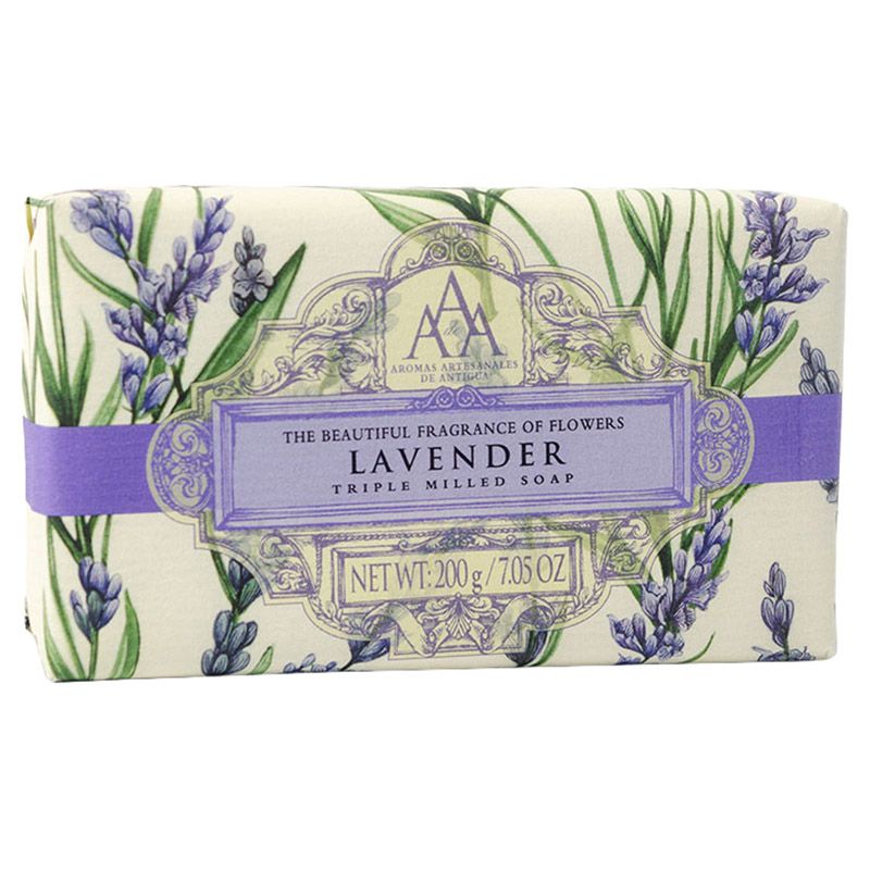 Aromas Artesanales De Antigua - Triple Milled Soap - Lavender - 200 g 