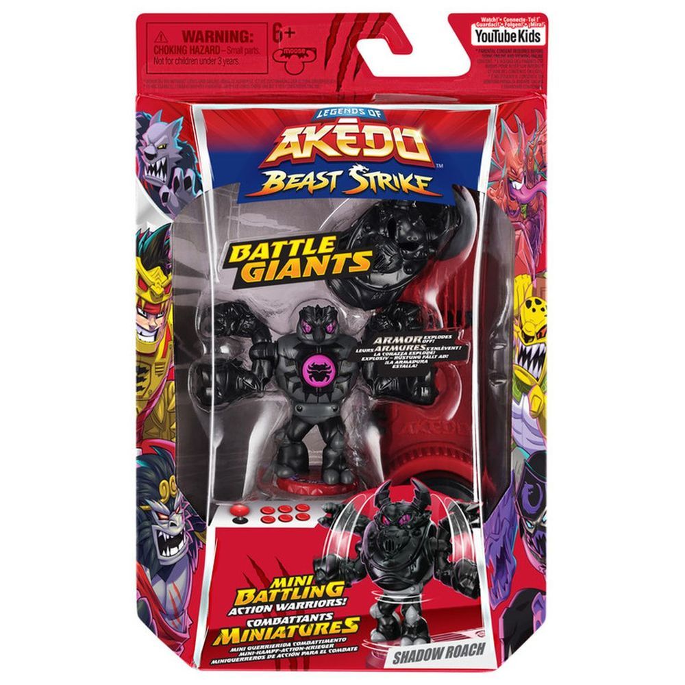 Akedo - S5 Giants Beast Strike Warrior - Shadow Roach