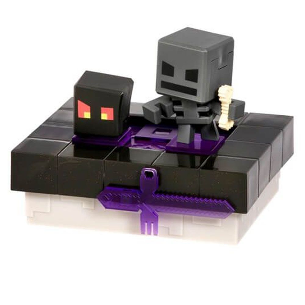 Minecraft - Nether Portal Mine And Craft Character And Mini Mob Kit