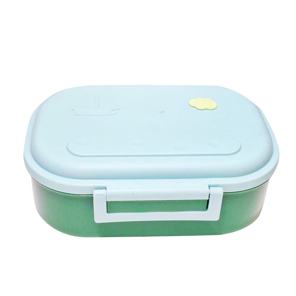 Star Babies - 2 Compartment Lunch Box With Spoon - Green