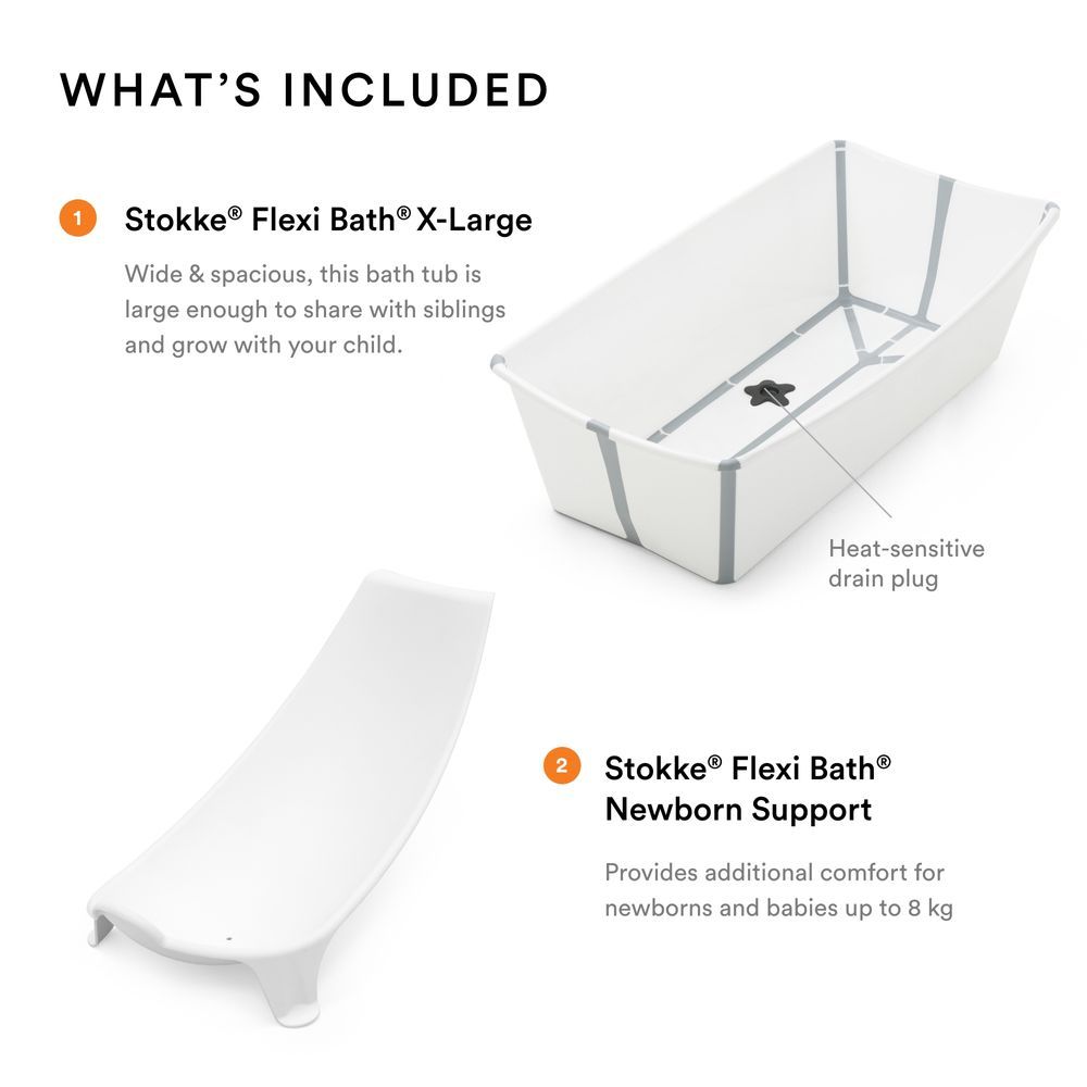 Stokke - Flexi Bath X-Large Bundle - White