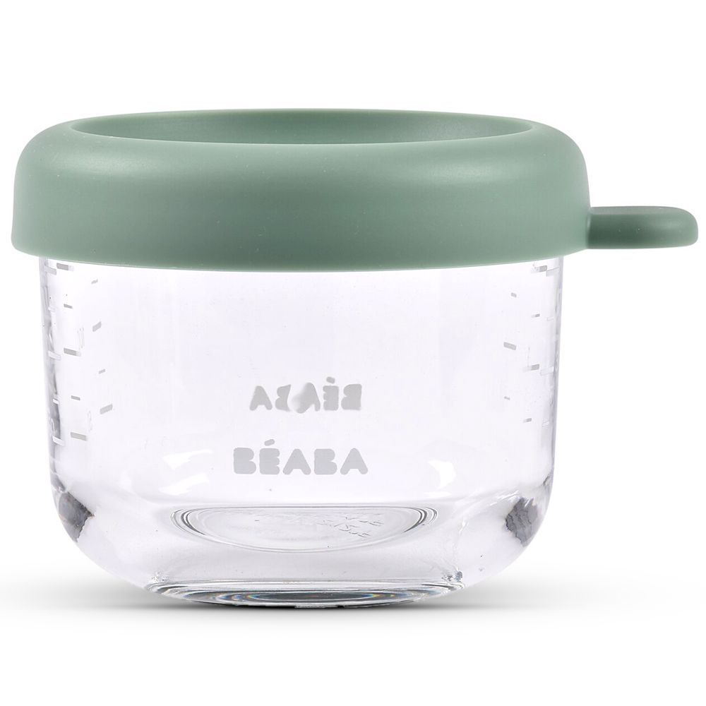 Beaba - Glass Baby Food Jar - Sage Green - 150ml