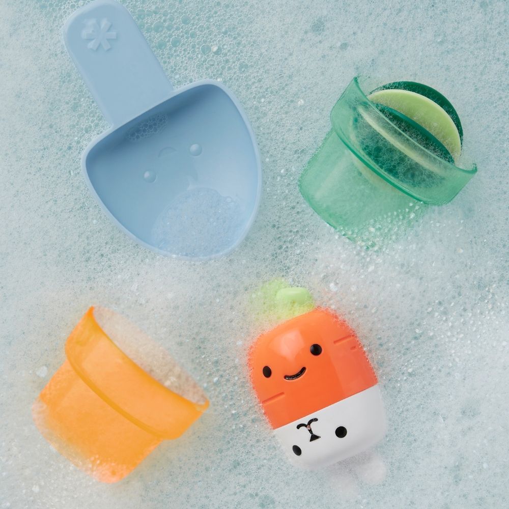 SkipHop - Tub To Table Bath Toy Set - Planter Pals - 5 Pcs