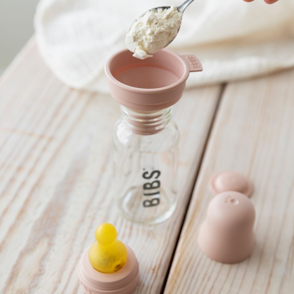 Bibs - Latex Nipple Baby Bottle Slow Flow - 0-3M - 150ml - Blush