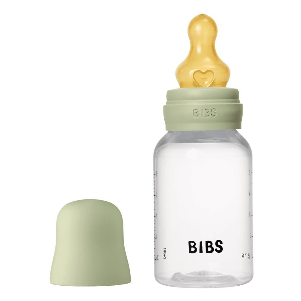 Bibs - Latex Nipple Baby Bottle Slow Flow - 0-3M - 150ml - Sage