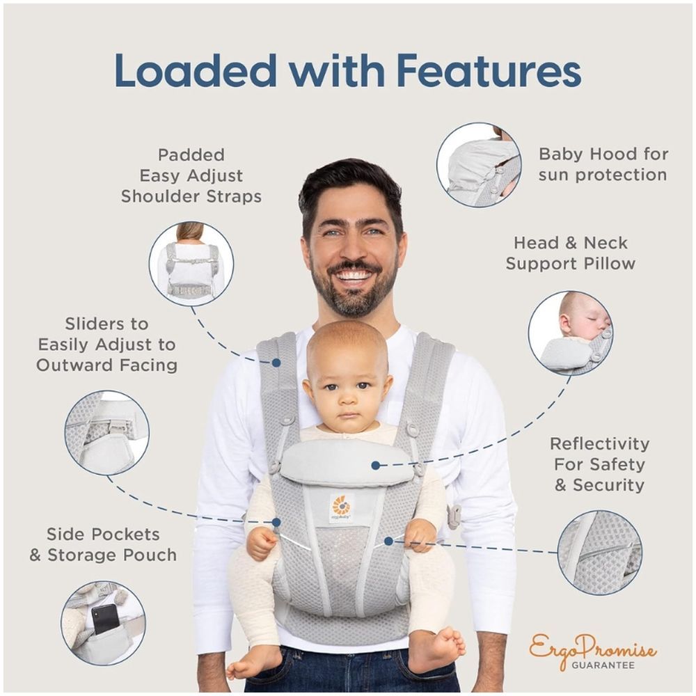 Ergobaby - Omni Breeze Baby Carrier - Natural Beige