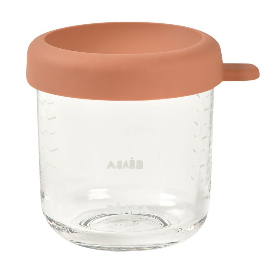 Beaba - Conservative Glass Food Container - Terracotta - 250 ml