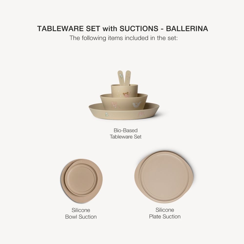 Citron - Tableware Set And Suction Bundle - Ballerina