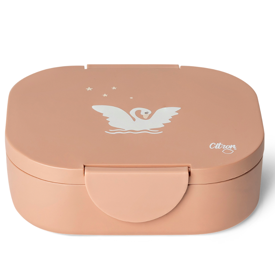 Citron - 2 Compartment Bio Based Lunch Box - Swan