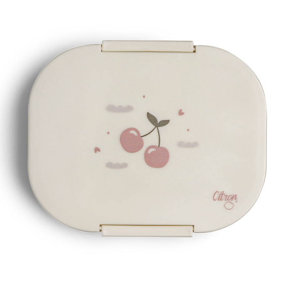 Citron - Bio Based 2-Compartment Lunch Box - Cherry