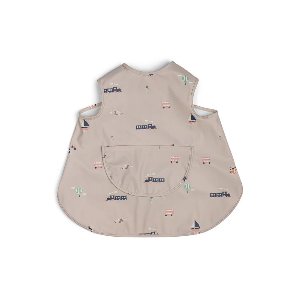 Citron - Apron Bib - Vehicles - Beige