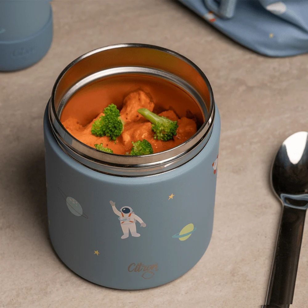 Citron - Stainless Steel Food Jar - Spaceship - 350ml