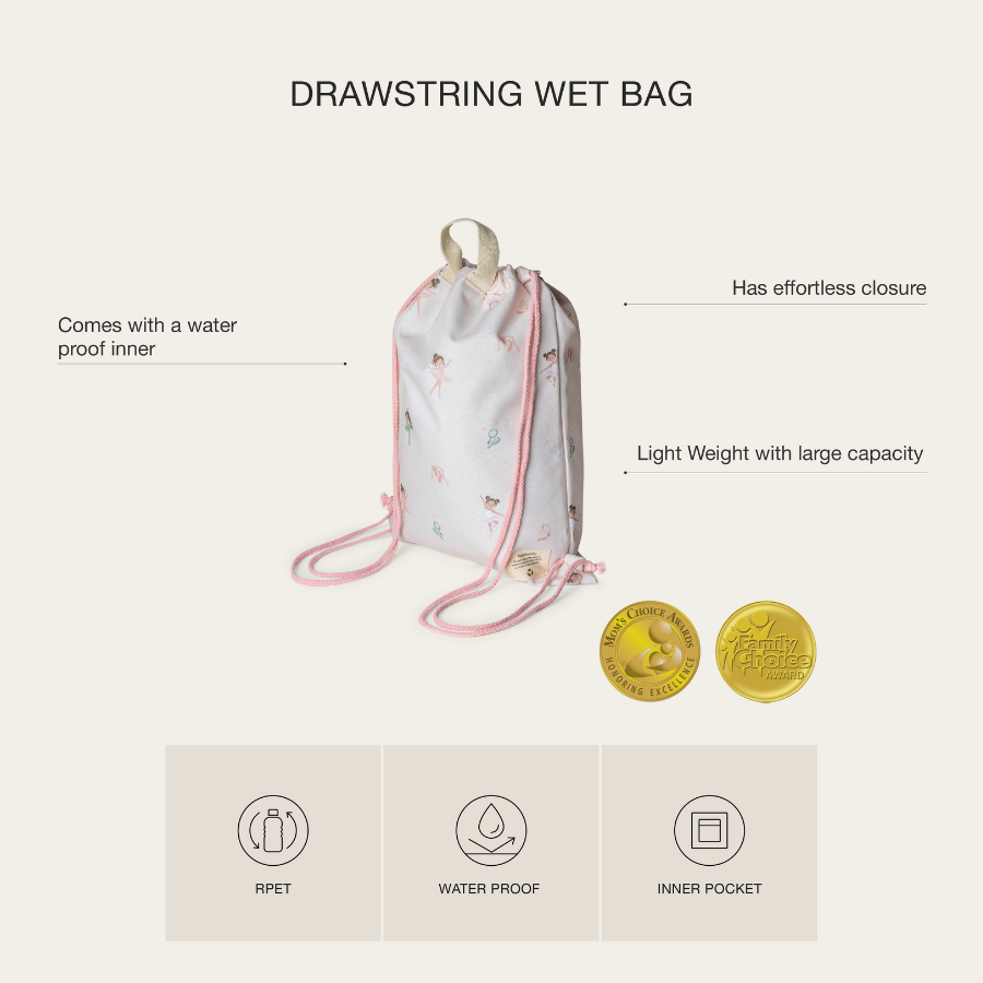 Citron - Drawstring Backpack - Ballerina - 15.7-inch