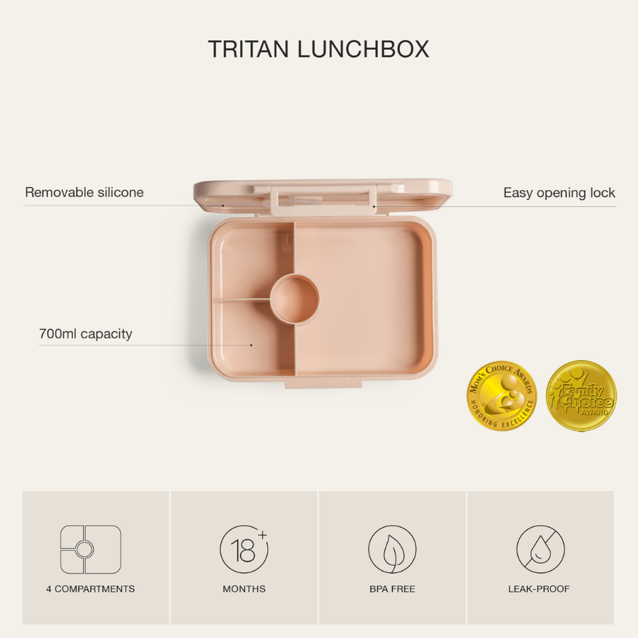 Citron - 4-Compartment Tritan Lunch Box - Vehicles