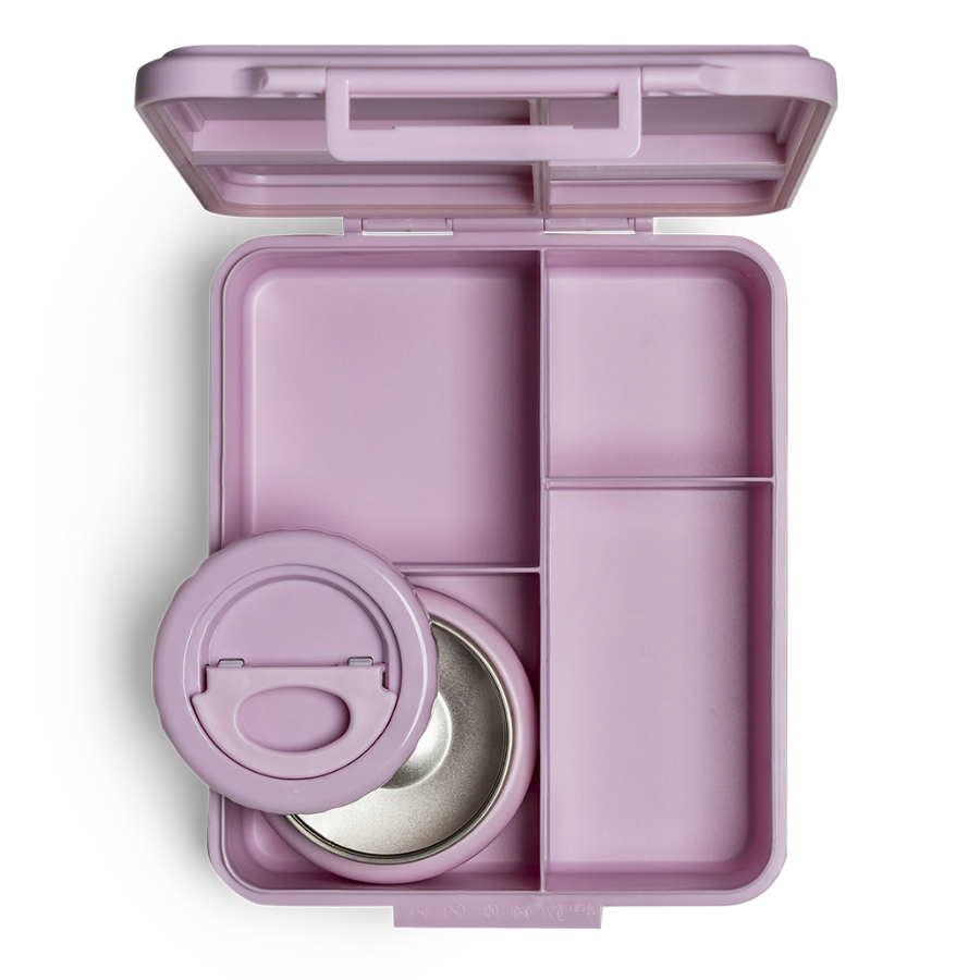 Citron - Grand 4-Compartment Lunch Box With Food Jar - Stormy Unicorn