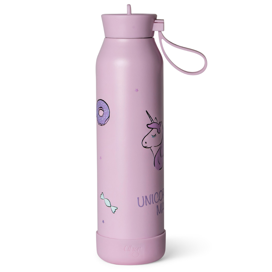 Citron - Stainless Steel Water Bottle - Stormy Unicorn - 500 ml