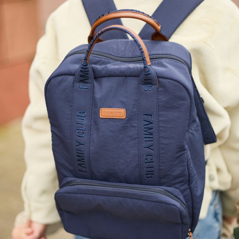 Childhome - Family Club Signature Urban Backpack - Navy Blue - 52cm