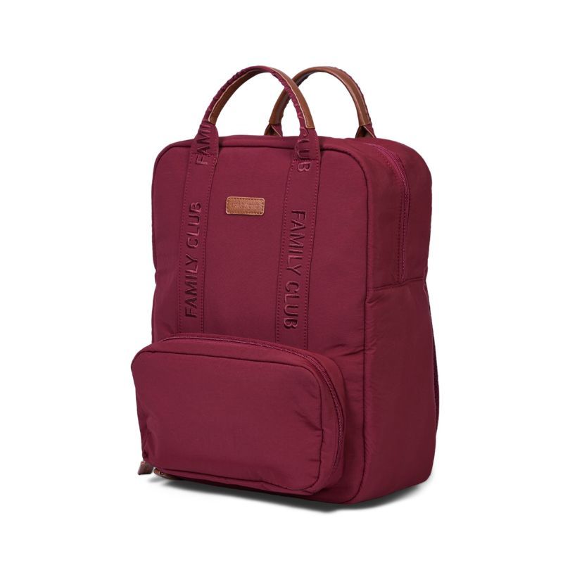 Childhome - Family Club Signature Urban Backpack - Burgundy - 50cm