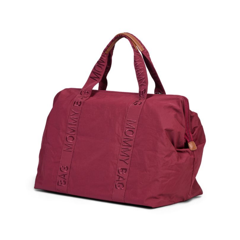 Childhome - Signature Urban Mommy Bag - Burgundy